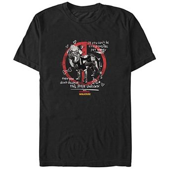 Big & Tall Marvel Deadpool & Wolverine You Don't Deserve This Unicorn Graphic Tee