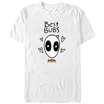 Big & Tall Marvel Deadpool & Wolverine Best Bubs Graphic Tee