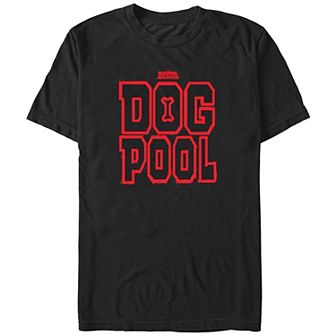 Big & Tall Marvel Deadpool & Wolverine Dogpool Poster Graphic Tee