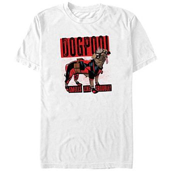 Big & Tall Marvel Deadpool & Wolverine Dogpool Smells Like Trouble Graphic Tee