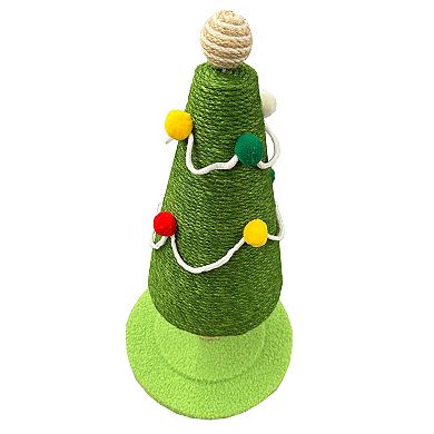 Meow Christmas Tree Cat Scratcher