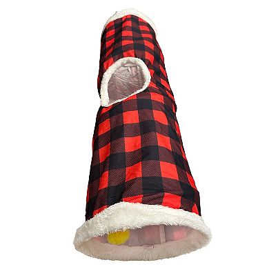Meow Plaid Cat Tunnel