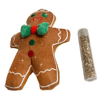 Meow Gingerbread Catnip Cat Toy