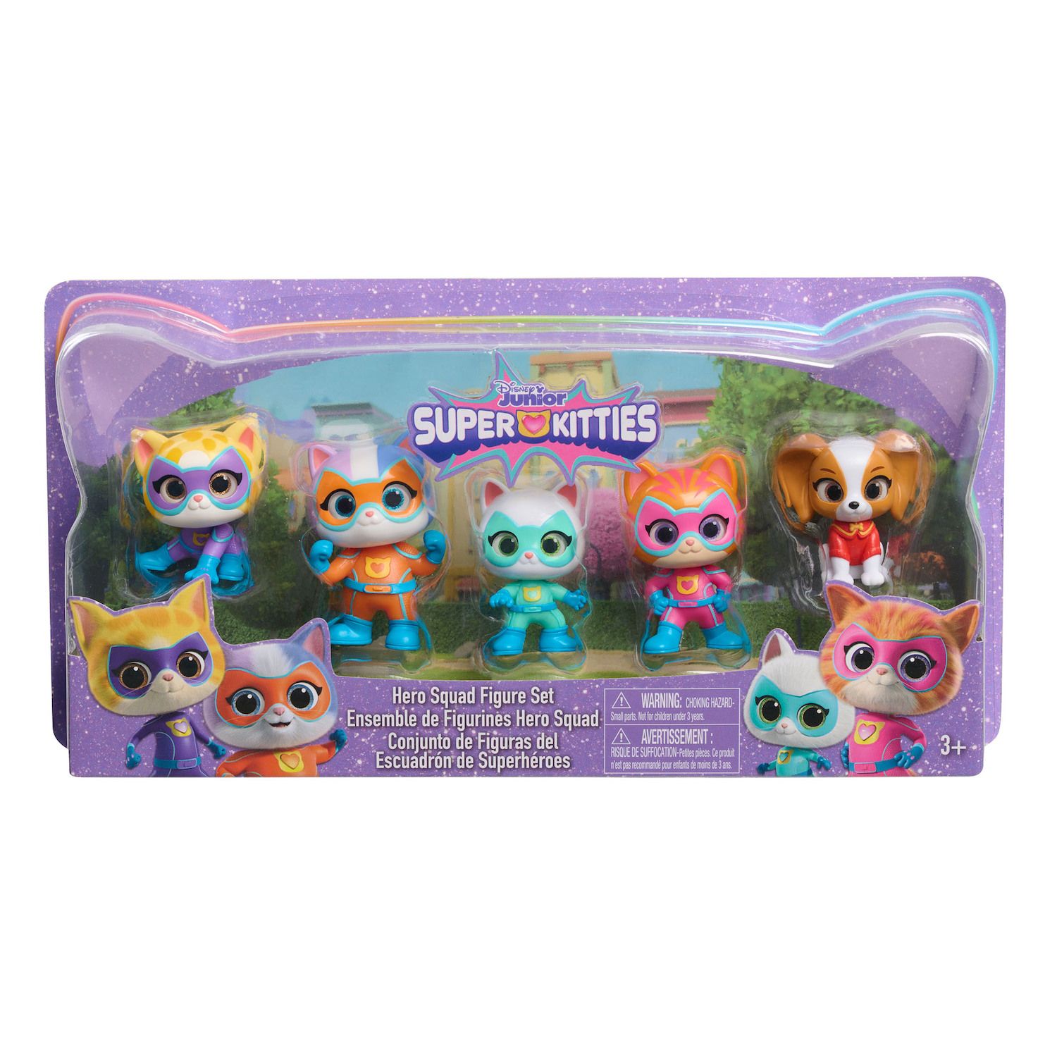 Детские фигурки Disney Junior SuperKitties Hero Squad Figure 5 pc Set