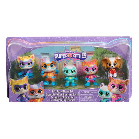 Детские фигурки Disney Junior SuperKitties Hero Squad Figure 5 pc Set