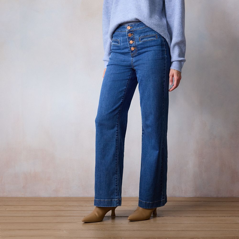 Women's LC Lauren Conrad Super High Rise Trouser Jeans