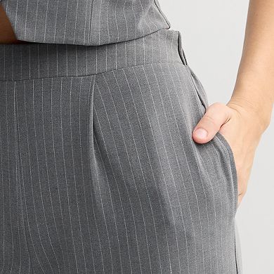 Juniors' Live To Be Spoiled Polished Trouser Pants
