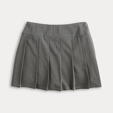 Juniors' Live To Be Spoiled Pleated Skort