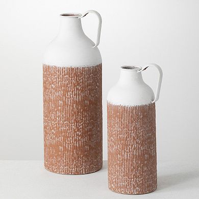 Tall Jar Floor Decor 2-piece Set