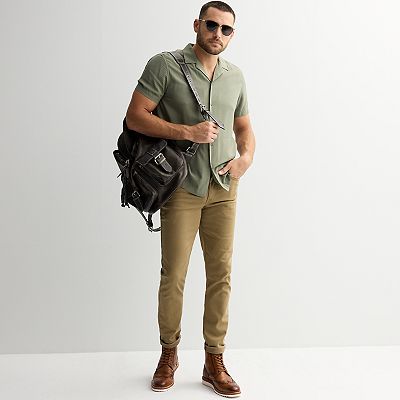 Men's Apt. 9 Short Sleeve Rayon Camp Collar Shirt