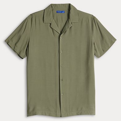 Men's Apt. 9 Short Sleeve Rayon Camp Collar Shirt