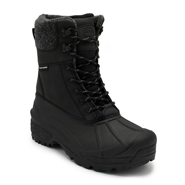 Polar Range Men\'s Tasco Cold Weather Boots Grey Size 9 POLAR RANGE MENS TASCO COLD WEATHER SNOW BOOT - Walmart.com main image 2