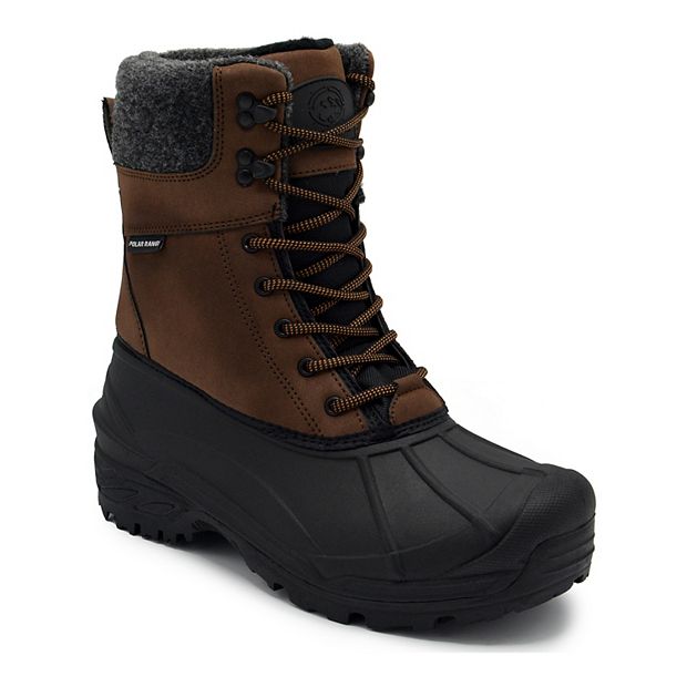 Polar Range Men\'s Cold-Weather Lace-Up Winter Boots US 9 Amazon.com | POLAR RANGE Mens Vulcan Winter Boots Waterproof  main image 2