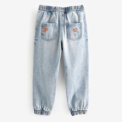 Girls 4-12 NEXT Embroidered Flower Jeans