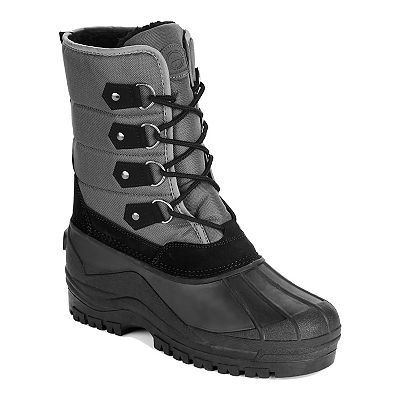 Men\'s Black and Gray Snow Boots freesoldier-boots-men-s-snow-  main image 4