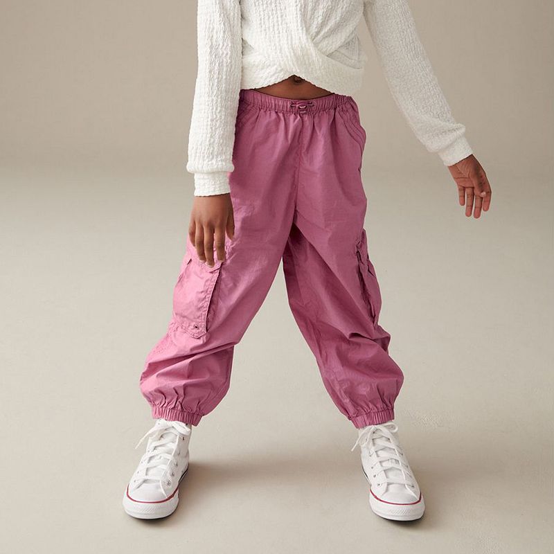 Girls 4-12 NEXT Pink Parachute Pants