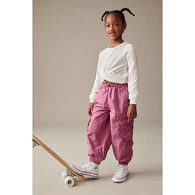 Girls 4-12 NEXT Pink Parachute Pants
