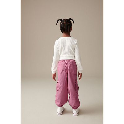Girls 4-12 NEXT Pink Parachute Pants