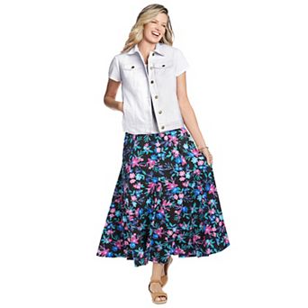 Woman Within Plus Size Stretch Denim Vest