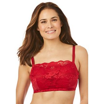 Comfort Choice Women's Plus Size Lace Wireless Cami Bra