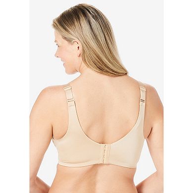 Comfort Choice Women's Plus Size Back-Smoothing Wireless T-Shirt Bra