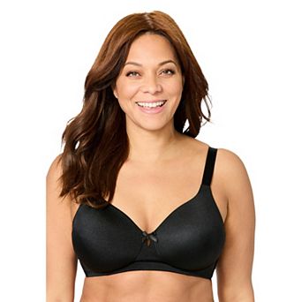 Comfort Choice Women's Plus Size Back-smoothing Wireless T-shirt Bra