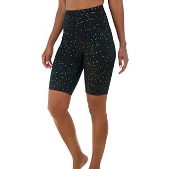 Swim 365 Women's Plus Size High-Waist Full-Coverage Swim Bike Short