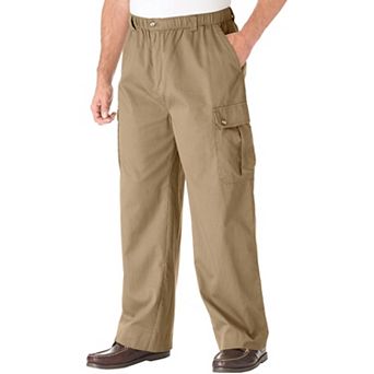 Kingsize Men's Big & Tall Knockarounds Full-elastic Waist Cargo Pants