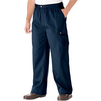 KingSize Men's Big & Tall Knockarounds Full-Elastic Waist Cargo Pants