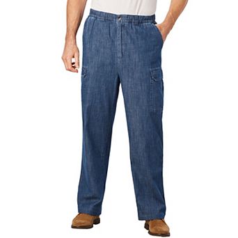 Kingsize Men's Big & Tall Knockarounds Full-elastic Waist Cargo Pants