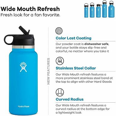 Hydro Flask 2.0 Water Bottle 32oz Wide Mouth with Flex Lid