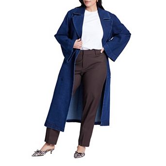 ELOQUII Women's Plus Size Petite Kady Fit Double-Weave Pant