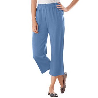 Woman Within Plus Size Petite 7-Day Knit Capri