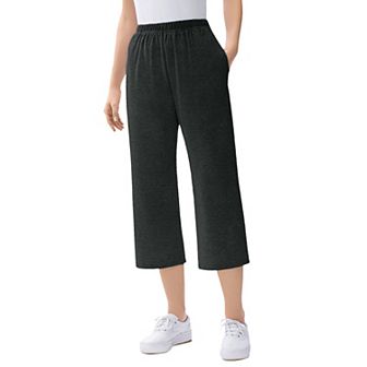 Woman Within Plus Size Petite 7-Day Knit Capri
