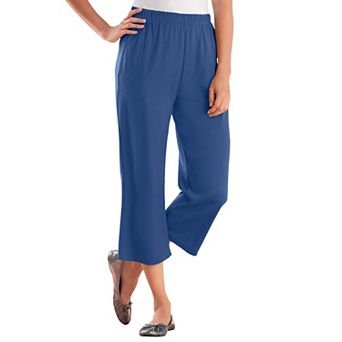 Woman Within Plus Size Petite 7-Day Knit Capri