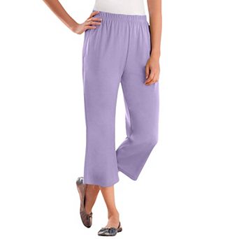 Woman Within Plus Size Petite 7-Day Knit Capri