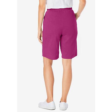 Woman Within Plus Size 7-Day Knit Short