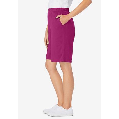 Woman Within Plus Size 7-Day Knit Short