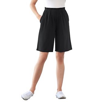 Woman Within Plus Size 7-Day Knit Short