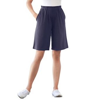 Woman Within Plus Size 7-Day Knit Short