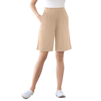 Woman Within Plus Size 7-Day Knit Short