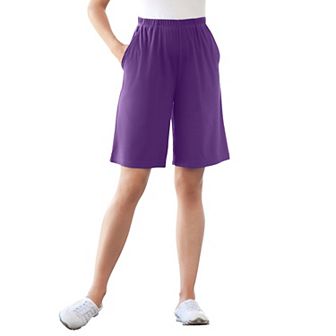 Woman Within Plus Size 7-Day Knit Short