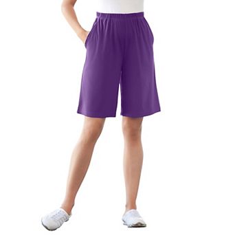 Woman Within Plus Size 7-Day Knit Short