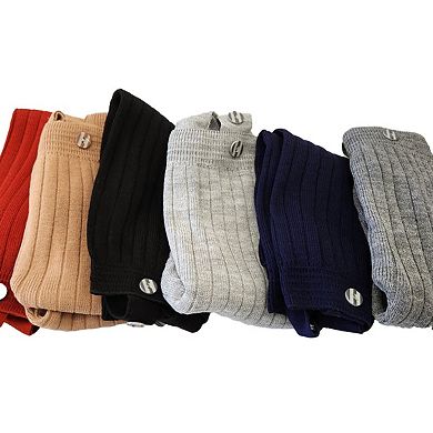 Toddler Knit Pants With Suspenders Rolled Leg Cuff Detailing - Comfortable Pull On Pants