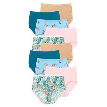 Comfort Choice Plus Size Full Coverage Cotton Brief 10-Pack