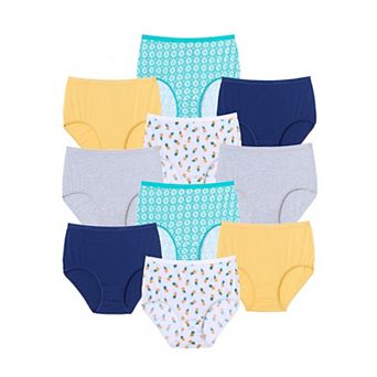 Comfort Choice Plus Size Full Coverage Cotton Brief 10-Pack
