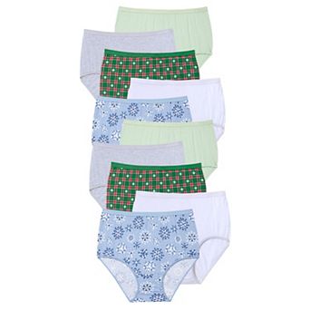 Comfort Choice Plus Size Full Coverage Cotton Brief 10-Pack
