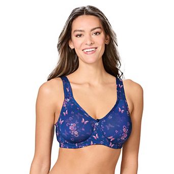 Comfort Choice Women's Plus Size Underwire Microfiber T-Shirt Bra