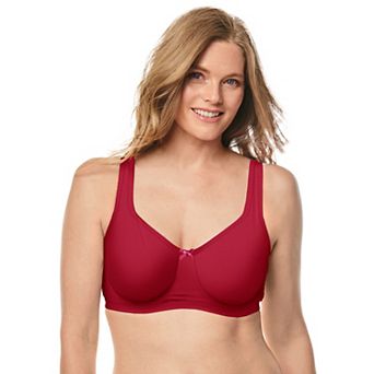 Comfort Choice Women's Plus Size Underwire Microfiber T-shirt Bra