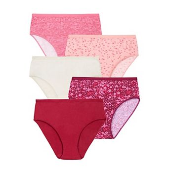 Comfort Choice Plus Size Hi-Cut Cotton Brief 5-Pack
